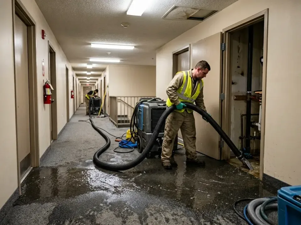 multi-unit-apartment-hallway-f-005 — frequently asked questions, Emergency Burst Pipe Water Extraction & Removal in West Sim…